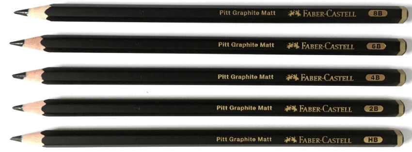 Faber-Castell Pitt Graphite Matt pencils