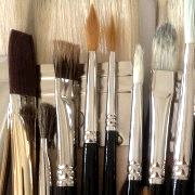 Types of paintbrushes for oil painting