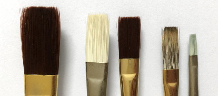 Several type synthetic brushes