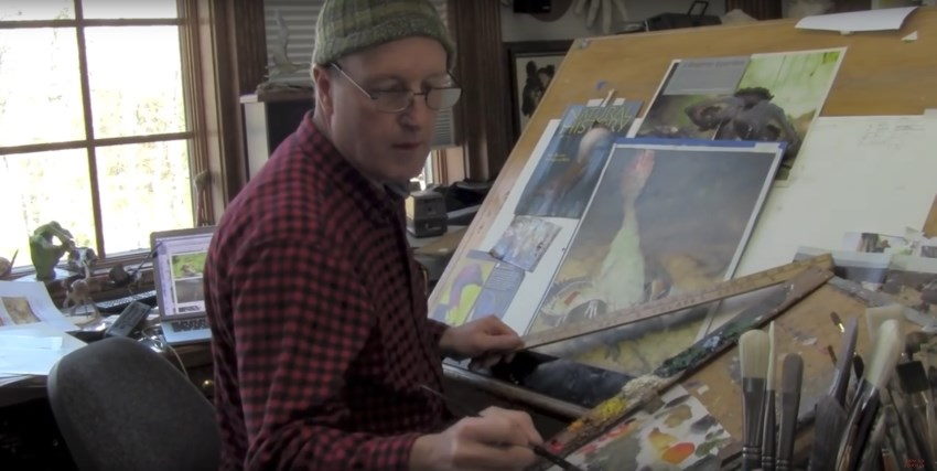 James Gurney painting YouTube channel