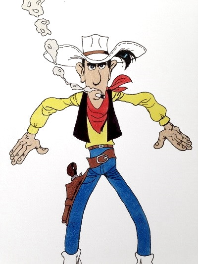 Franco-Belgian comics drawing, Lucky Luke