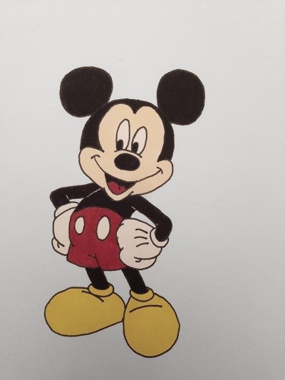 Cartoon character drawing Mickey Mouse, Disney