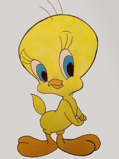 Tweety cartoon drawing, Looney Tunes character
