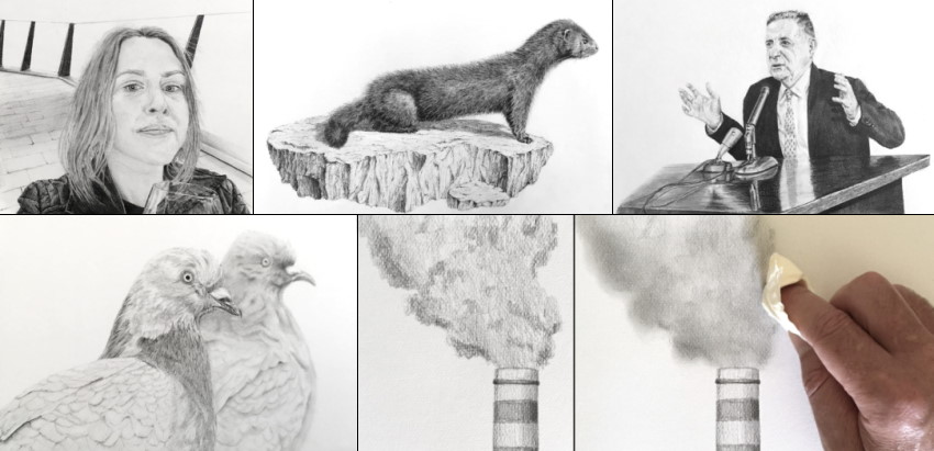Some examples for realistic pencil drawings